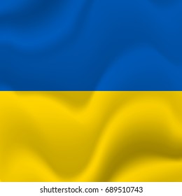 Ukraine flag background. Vector illustration.