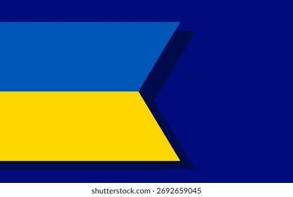Ukraine flag banner vector
Vector banner with flag