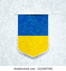 Ukraine Flag coat of arms illustration