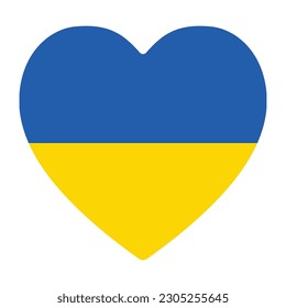 Bandera de Ucrania en forma de diseño