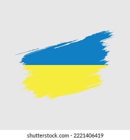 Ukraine flag graphic element Illustration template design
