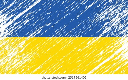 ukraine flag grunge background texture