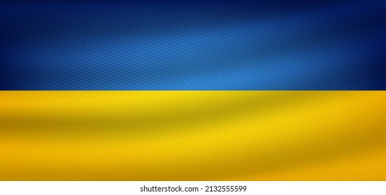 ukraine flag grunge fabric texture design vector illustration