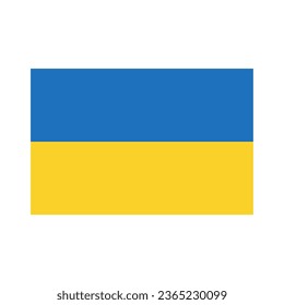 plantilla vectorial de diseño de iconos de bandera ukraine