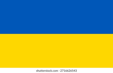 Icono de la bandera de Ucrania en alta calidad utilizado en el país de Ucrania
