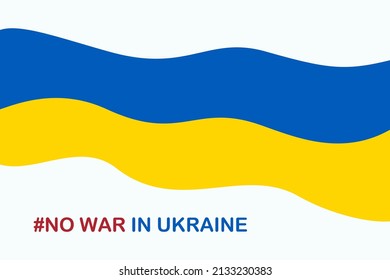 ukraine flag no war in ukraine, stop war background vector