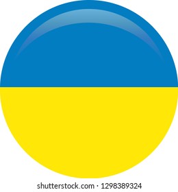 Ukraine flag, official colors and proportion correctly. National Ukraine flag. Flat