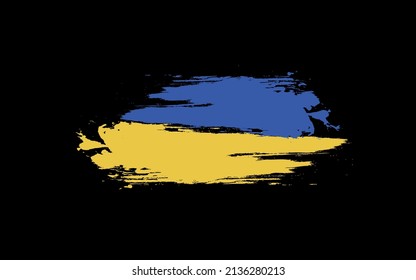 Ukraine flag praying concept vector illustration. Pray for Ukraine. Say no to war.