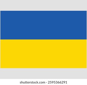 Ukraine Flag Vector Design , Ukraine Country Flag