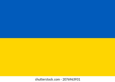 Ukraine flag vector for designer.