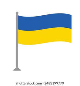 Ukraine flag vector. eps 10 Ukraine 