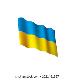 Ukraine flag, vector illustration