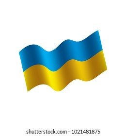 Ukraine flag, vector illustration