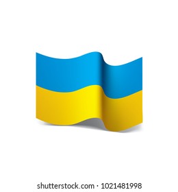 Ukraine flag, vector illustration