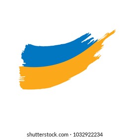Ukraine flag, vector illustration
