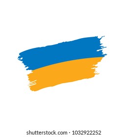 Ukraine flag, vector illustration