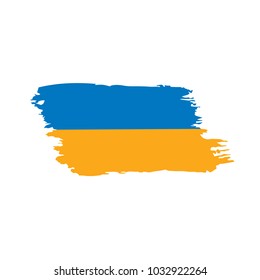 Ukraine flag, vector illustration