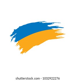 Ukraine flag, vector illustration