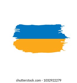 Ukraine flag, vector illustration