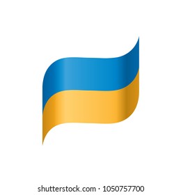 Ukraine flag, vector illustration