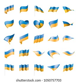 Ukraine flag, vector illustration