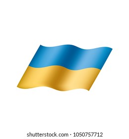 Ukraine flag, vector illustration