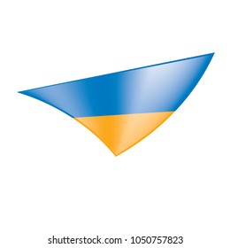 Ukraine flag, vector illustration