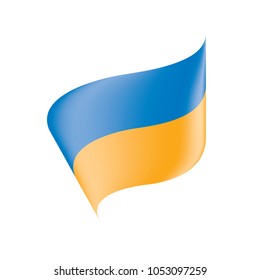 Ukraine flag, vector illustration