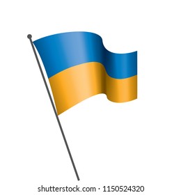 Ukraine flag, vector illustration