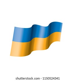 Ukraine flag, vector illustration