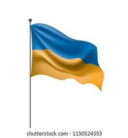 Ukraine flag, vector illustration
