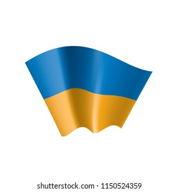 Ukraine flag, vector illustration