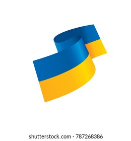 Ukraine flag, vector illustration