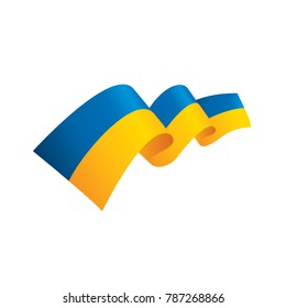 Ukraine flag, vector illustration