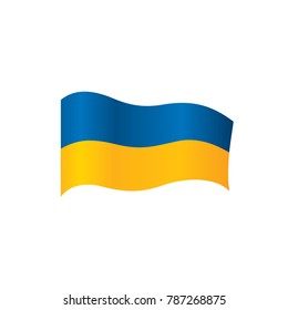 Ukraine flag, vector illustration