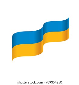 Ukraine flag, vector illustration