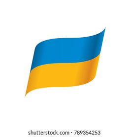 Ukraine flag, vector illustration