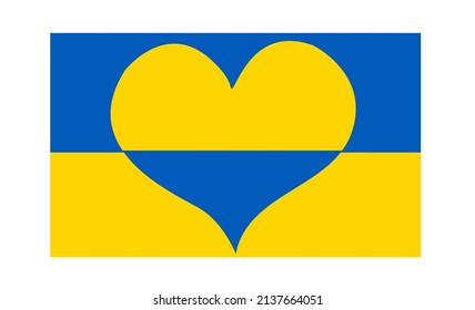 Ukraine flag vector illustration design
