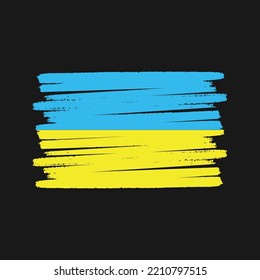 Ukraine Flag Vector. National Flag