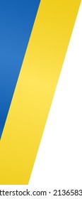 Ukraine flag wave  isolated  on png or transparent background,Symbol Ukraine,template for banner,card,advertising ,promote,and business matching country poster, vector illustration