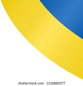 Ukraine flag wave  isolated  on png or transparent background,Symbol Ukraine,template for banner,card,advertising ,promote,and business matching country poster, vector illustration
