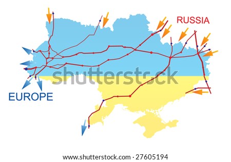 Ukraine gas pipes