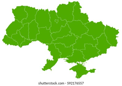 ukraine green map