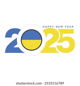 Ukraine Happy New Year  Vector art