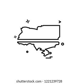 Ukraine icon design vector