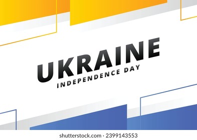 Diseño de fondo del Día de la Independencia de Ucrania