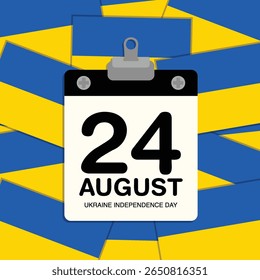 Ukraine Independence Day Small Wall Calendar