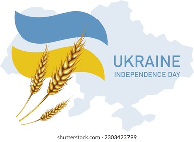 UKRAINE INDEPENDENCE DAY, STOP WAR IN UKRAINE CONCEPT, UKRAINIAN FLAG