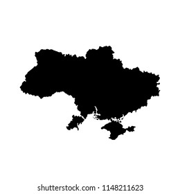 Ukraine infographic vector map