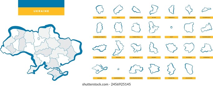 Ucrania Mapa - Europa - Geografía, territorio